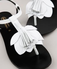 Rasteira-Feminina-Salinas-Floral-em-Couro-com-Tassel-Branca-9800940-Branco_6