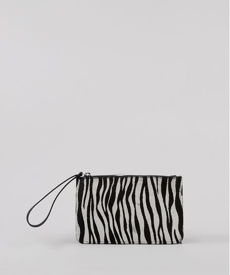 Carteira-Feminina-Estampada-Animal-Print-de-Zebra-Alca-de-Mao-Preta-9797247-Preto_1