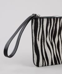 Carteira-Feminina-Estampada-Animal-Print-de-Zebra-Alca-de-Mao-Preta-9797247-Preto_4