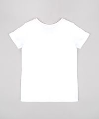 Blusa-Infantil-com-Estampa-de-Flamingo-com-Textura-Manga-Curta-Off-White-9748625-Off_White_2