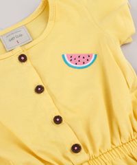Macaquinho-Infantil-com-Bordado-de-Melancia-e-Botoes-Manga-Curta-Amarelo-9744277-Amarelo_5