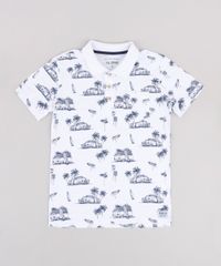 Polo-Infantil-Estampada-Tropical-com-Bolso-Manga-Curta--Branca-9778285-Branco_1