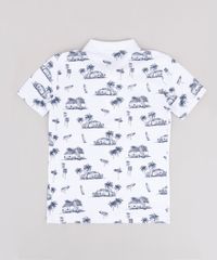 Polo-Infantil-Estampada-Tropical-com-Bolso-Manga-Curta--Branca-9778285-Branco_2