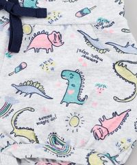 Short-Infantil-Balone-Estampado-de-Dinossauro-Cinza-Mescla-Claro-9876532-Cinza_Mescla_Claro_5