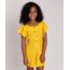 Macaquinho-Infantil-Estampado-Floral-com-Botoes-Manga-Curta-Amarelo-9673827-Amarelo_1