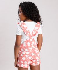 Jardineira-Short-Saia-de-Sarja-Infantil-Estampada-Floral-com-Babado-Coral-9746440-Coral_2