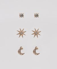 Kit-de-3-Brincos-Femininos-Sol-e-Lua-Dourado-9761522-Dourado_1