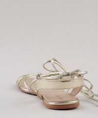Rasteira-Feminina-Oneself-Metalizada-com-Amarracao-Dourado-9800934-Dourado_3