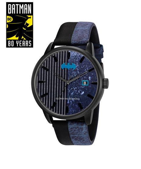 Kit-de-Relogio-Analogico-Mondaine-Batman---O-Longo-Dia-Das-Bruxas-Masculino---Placa-Metalica---32132GPMGPH1-Azul-Escuro-9809099-Azul_Escuro_1