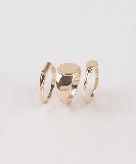 Kit-de-3-Aneis-Femininos-Dourado-9761524-Dourado_1
