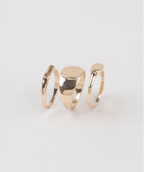 Kit-de-3-Aneis-Femininos-Dourado-9761524-Dourado_1
