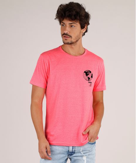 Camiseta-Masculina-NASA-Manga-Curta-Gola-Careca-Rosa-Neon-9800800-Rosa_Neon_1