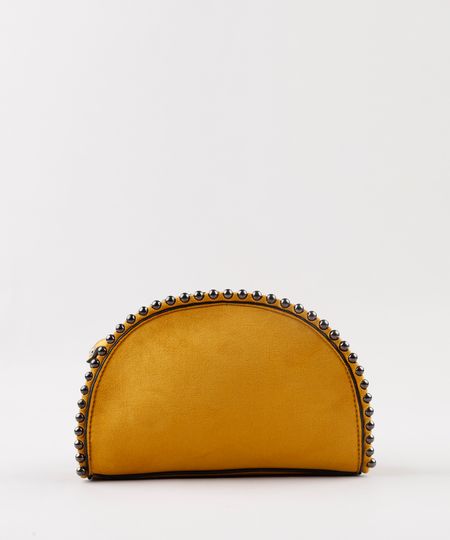Bolsa-Feminina-Transversal-Pequena-em-Suede-com-Tachas-Mostarda-9632508-Mostarda_1
