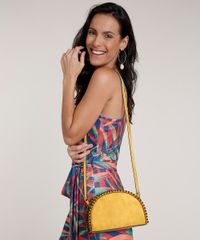 Bolsa-Feminina-Transversal-Pequena-em-Suede-com-Tachas-Mostarda-9632508-Mostarda_2