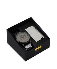 Kit-de-Relogio-Analogico-Mondaine-Batman---O-Cavaleiro-das-Trevas-Masculino---Placa-Metalica---32126GPMGPE1-Grafite-9809081-Grafite_2
