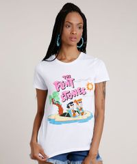 Blusa-Feminina-Os-Flintstones-Manga-Curta-Decote-Redondo-Branca-9799324-Branco_1