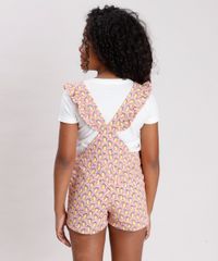 Jardineira-Short-Saia-de-Sarja-Infantil-Estampada-de-Limao-com-Babado-Rosa-9746442-Rosa_2