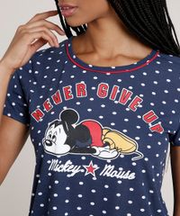 Pijama-Feminino-Mickey-Estampado-de-Poa-Manga-Curta--Azul-Marinho-9638680-Azul_Marinho_3