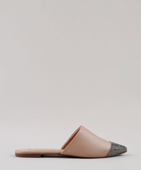 Mule-Feminino-Via-Uno-Bico-Fino-com-Strass-Bege-9823568-Bege_1