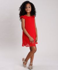 Vestido-Infantil-Plissado-com-Flores-Sem-Manga-Vermelho-9678260-Vermelho_3