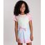 Vestido-Infantil-Estampado-Degrade-com-Faixa-para-Amarrar-Manga-Curta-Rosa-9682150-Rosa_1