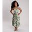 Vestido-Infantil-Longo-Estampado-de-Folhagens-com-Flamingos-e-Babado-Verde-9752690-Verde_1