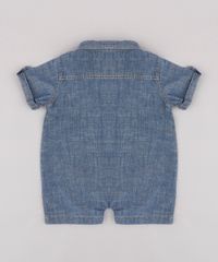 Macaquinho-Jeans-Infantil-com-Bolsos-Manga-Curta-Azul-Escuro-9681997-Azul_Escuro_2