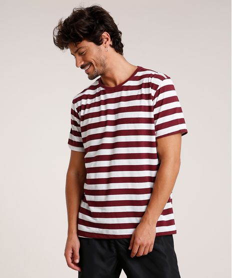 Camiseta-Masculina-Basica-Listrada-Manga-Curta-Gola-Careca-Vinho-9650392-Vinho_1