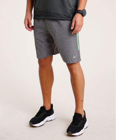 Bermuda-Masculina-Esportiva-Ace-com-Recorte-e-Respiro-Cinza-Mescla-9736168-Cinza_Mescla_1