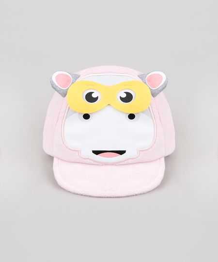 Bone-Infantil-Fisher-Price-Aba-Reta-em-Pelucia-com-Estampa-Interativa-de-Hipopotamo-Rosa-9788914-Rosa_1