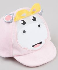 Bone-Infantil-Fisher-Price-Aba-Reta-em-Pelucia-com-Estampa-Interativa-de-Hipopotamo-Rosa-9788914-Rosa_3