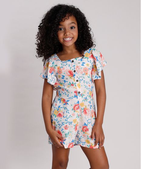 Macaquinho-Infantil-Estampado-Floral-com-Botoes-Manga-Curta-Rose-9673828-Rose_1