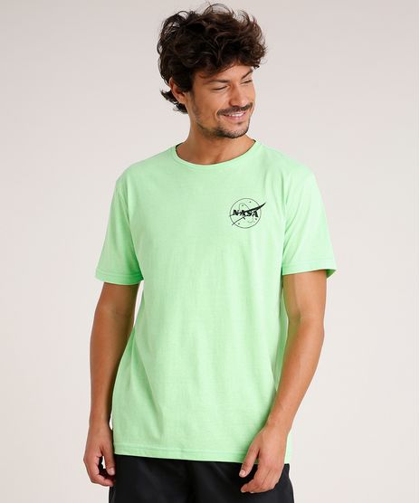 Camiseta-Masculina-Nasa-Manga-Curta-Gola-Careca-Verde-Neon-9871754-Verde_Neon_1