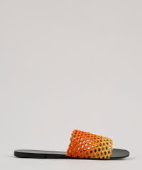 Rasteira-Feminina-Triya-Slide-Degrade-com-Textura-Laranja-9800947-Laranja_2