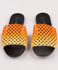 Rasteira-Feminina-Triya-Slide-Degrade-com-Textura-Laranja-9800947-Laranja_5