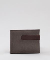 Carteira-Masculina-em-Couro-com-Elastico-Marrom-9776319-Marrom_1