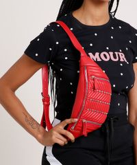 Pochete-Feminina-Matelasse-com-Tachas-Vermelha-9604669-Vermelho_2