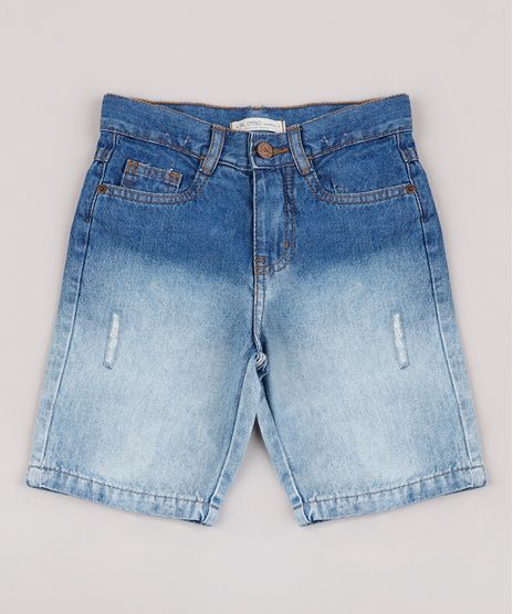 Bermuda-Jeans-Infantil-com-Degrade-e-Puidos-Azul-Medio-9761842-Azul_Medio_1