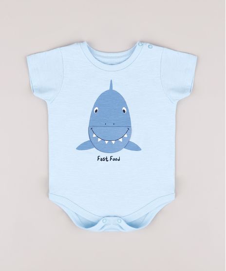 Body-Infantil-com-Estampa-Interativa-de-Tubarao-Manga-Curta-Azul-Claro-9822834-Azul_Claro_1