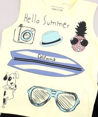 Conjunto-Infantil-de-Regata--Summer--Amarela---Bermuda-em-Moletom-Preta-9843691-Preto_4