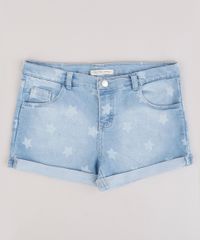 Short-Jeans-Infantil-Estampado-de-Estrelas-com-Bolsos-Barra-Dobrada-Azul-Claro-9615008-Azul_Claro_1