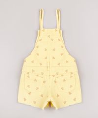 Jardineira-de-Sarja-Infantil-Estampada-Floral-Barra-Desfiada-Amarela-9794712-Amarelo_2