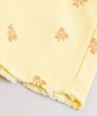 Jardineira-de-Sarja-Infantil-Estampada-Floral-Barra-Desfiada-Amarela-9794712-Amarelo_5