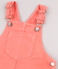 Salopete-de-Sarja-Infantil-com-Rasgos-e-Bolso-Barra-Desfiada-Coral-9748684-Coral_3