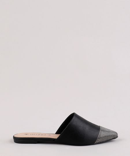 Mule-Feminino-Via-Uno-Bico-Fino-com-Brilho-Preto-9839517-Preto_1