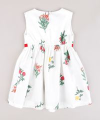 Vestido-Infantil-Estampado-Floral-com-Laco-Sem-Manga-Branco-9740377-Branco_2