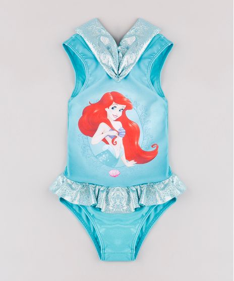 Maio-Infantil-Ariel-A-Pequena-Sereia-com-Babado-e-Brilho-Holografico-Protecao-UV50--Verde-Agua-9772153-Verde_Agua_1