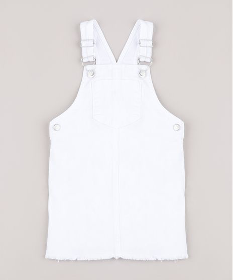 Salopete-de-Sarja-Infantil-com-Bolso-Barra-Desfiada-Branca-9746446-Branco_1