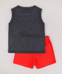 Conjunto-Infantil-de-Regata-Snoopy-Cinza-Mescla-Claro---Bermuda-em-Moletom-Vermelha-9843693-Vermelho_2