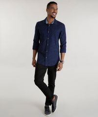 Camisa-Slim-Estampada-Azul-Marino-8443242-Azul_Marino_3